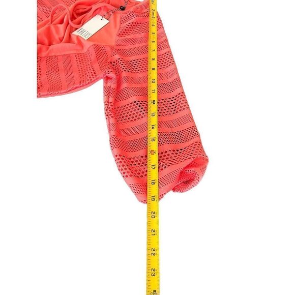 Kaktus Plus Solid 3/4 Sleeve With Mesh Sleeves Coral size L - Picture 7 of 10